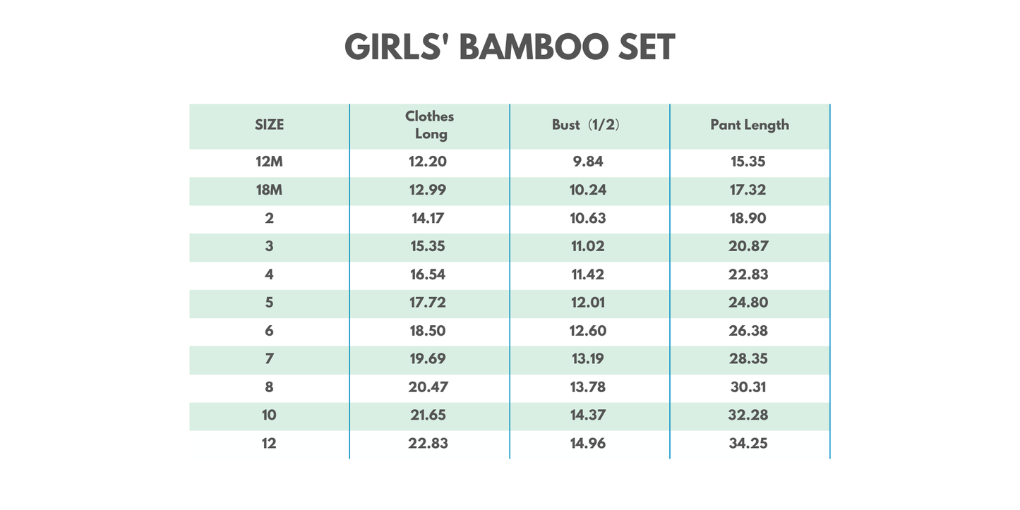 Pink character bamboo pocket pajama set