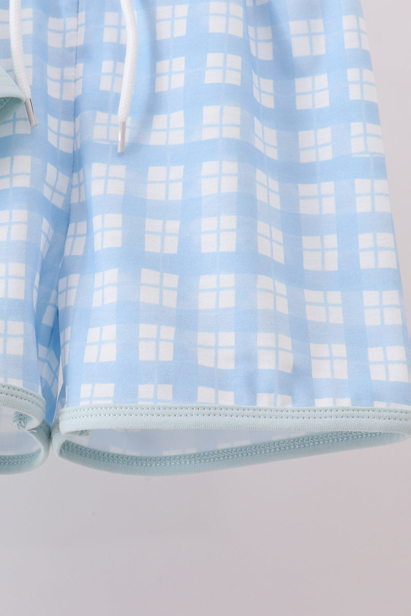 Goose Appliqué Shorts Set