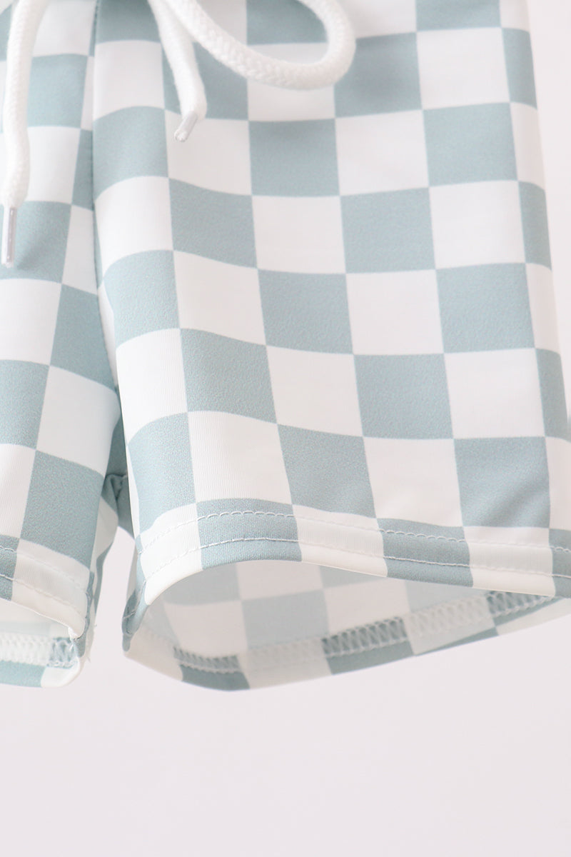 Sage Checker UPF Swim Trunks
