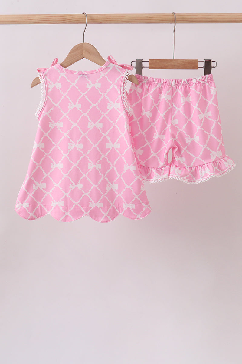 Pink Bow Set