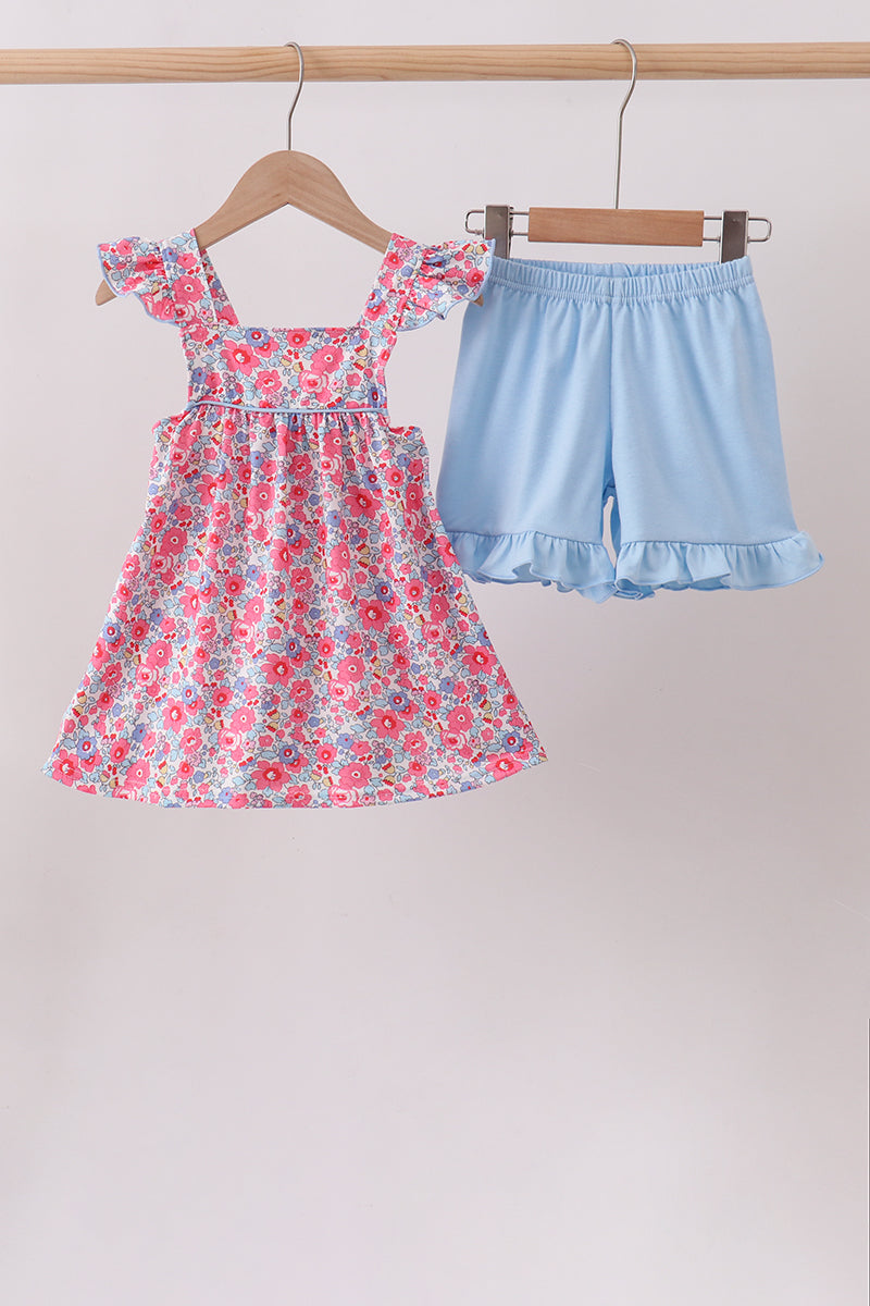 Pink Floral Set