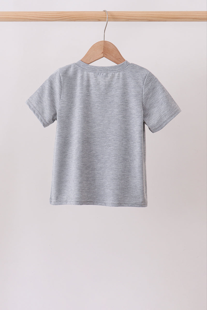 Gray Ship Applique Top
