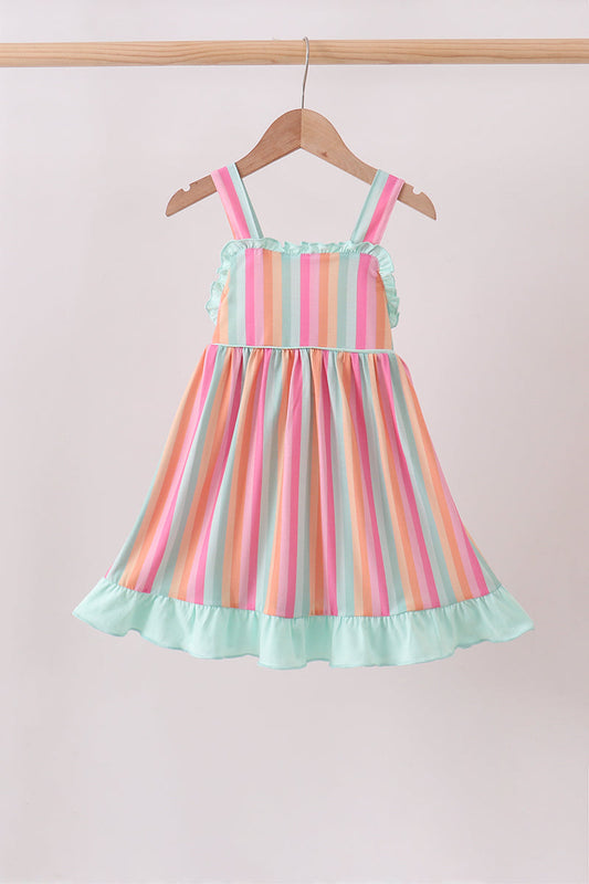Rainbow Stripe Dress