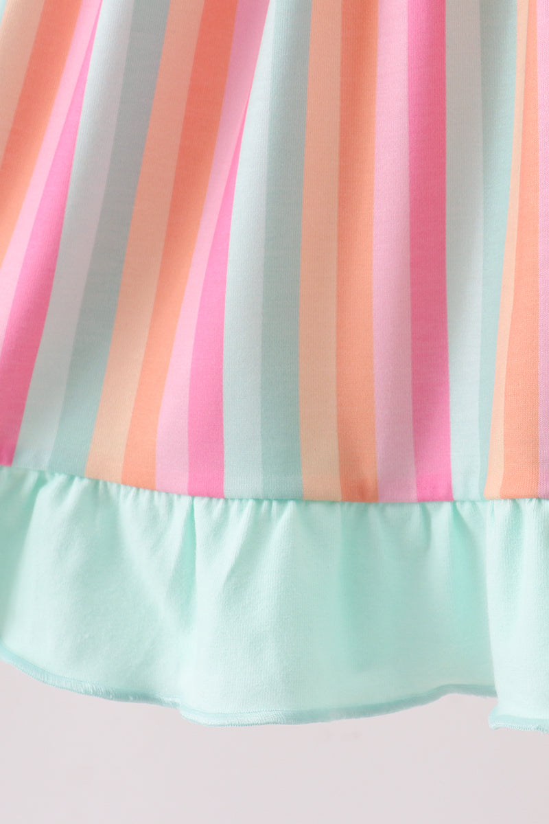 Rainbow Stripe Dress