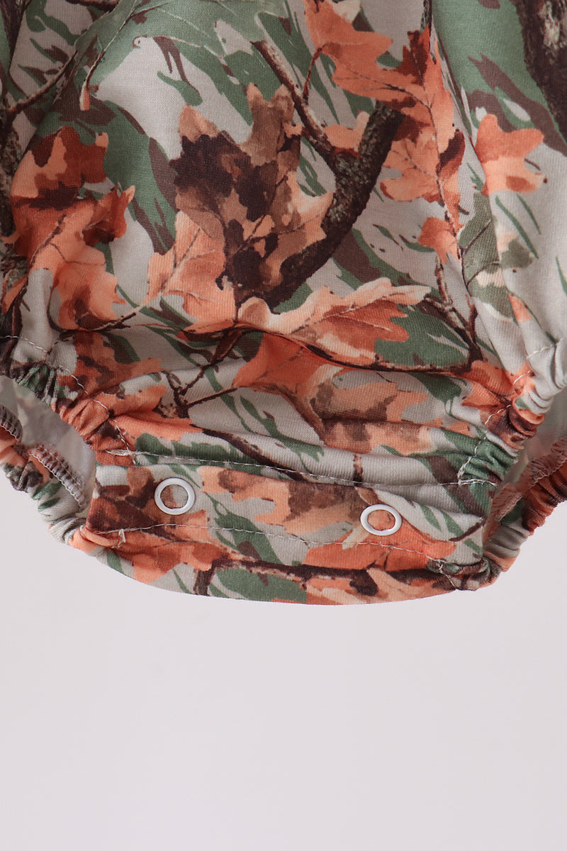 Camo Duck Embroidered Pocket Bubble