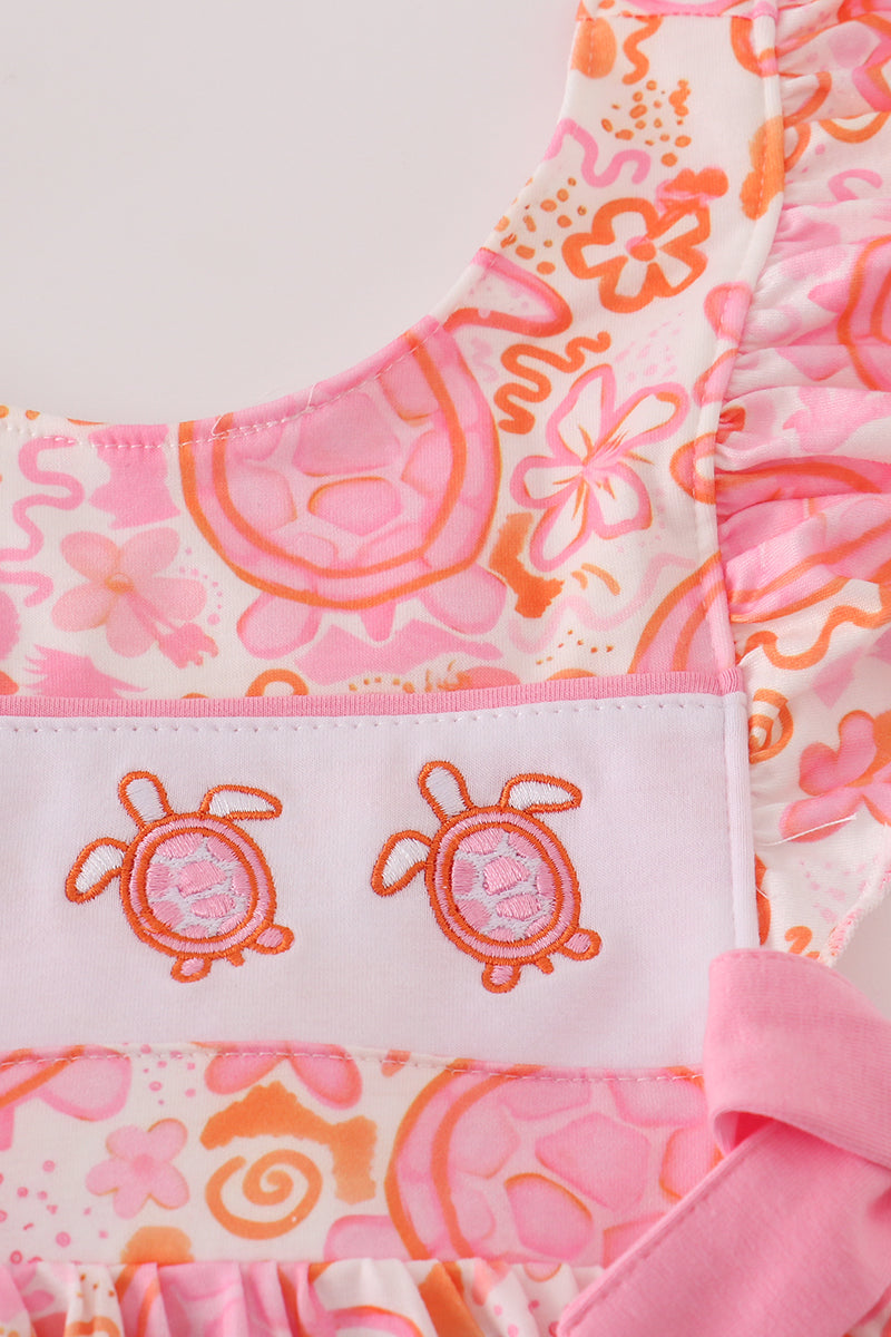 Pink Floral Dress