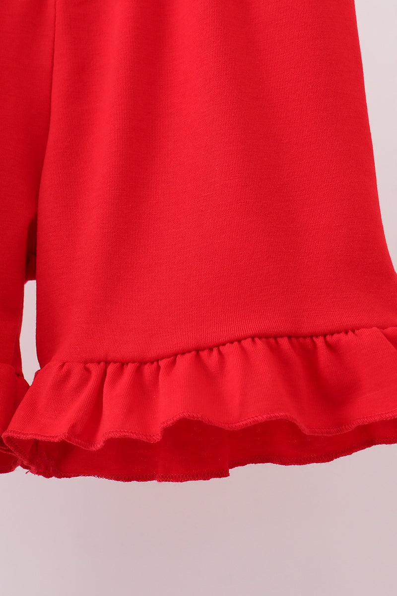 Strawberry Goose Ruffle Ruffle Set