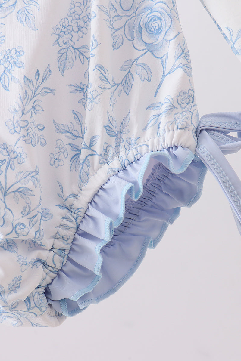 Blue Whale Applique  Rashguard