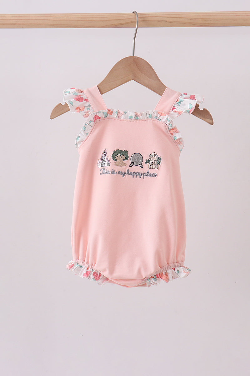 Happy Place Embroidered Bubble