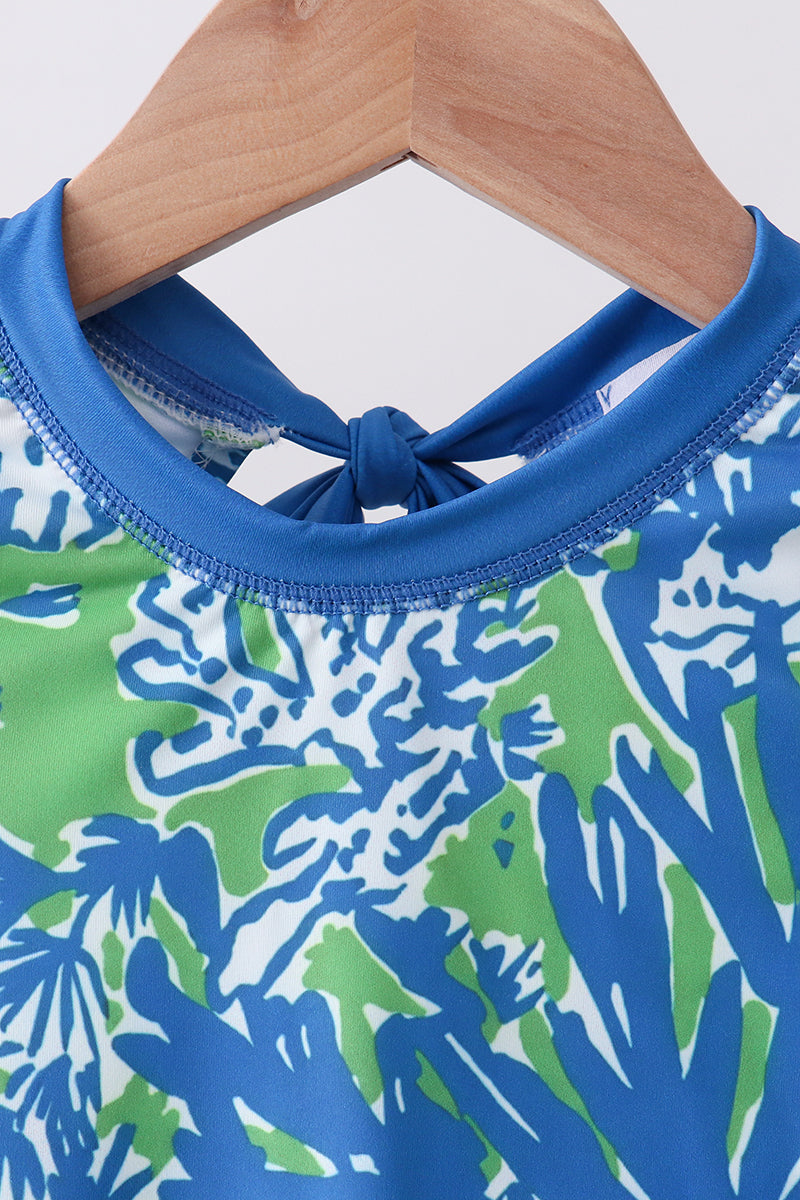 Ocean garden splash rashguard