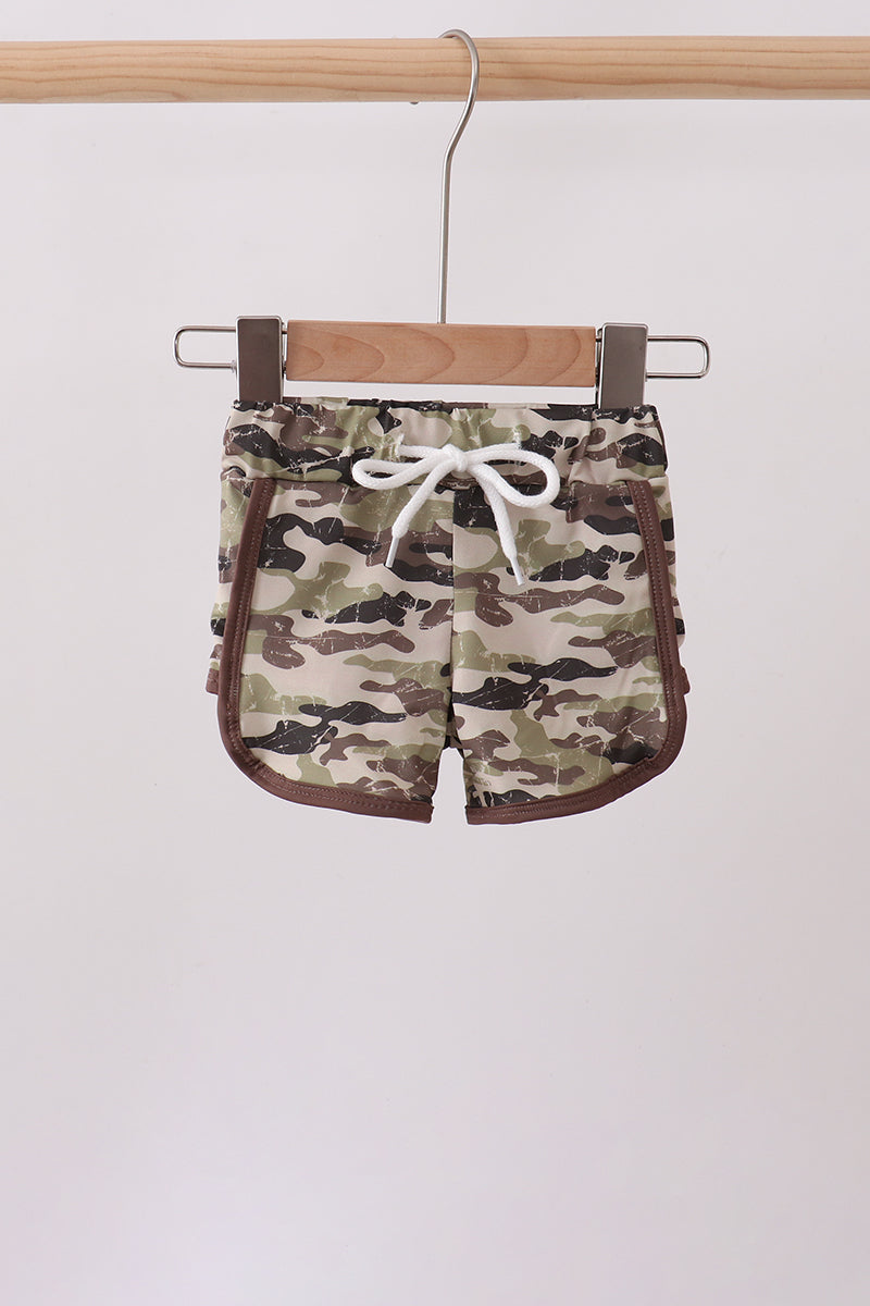 Camo UPF Swim Trunks