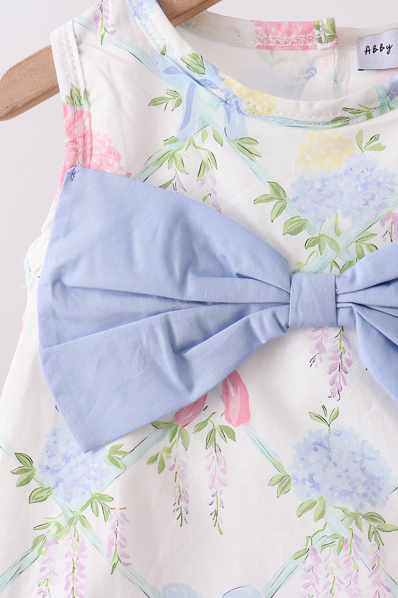 Blue Hydrangea Bow Bloomer Set