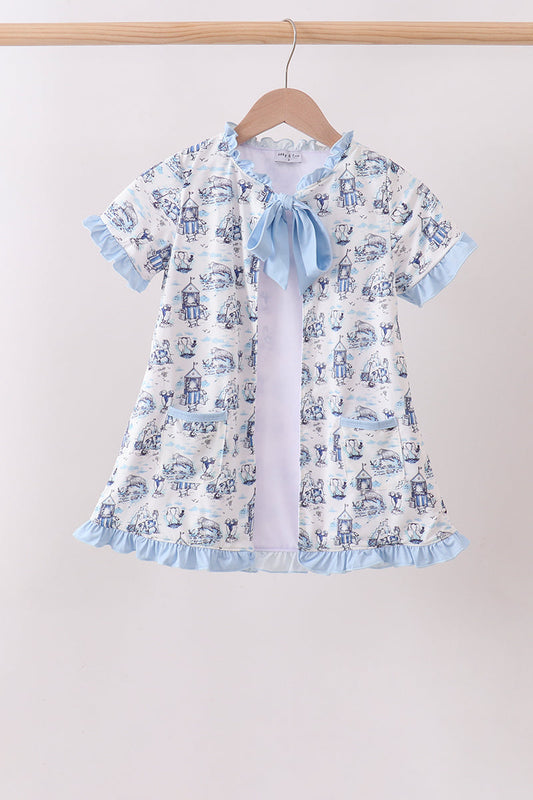 Blue Beach UPF Swim Coverup