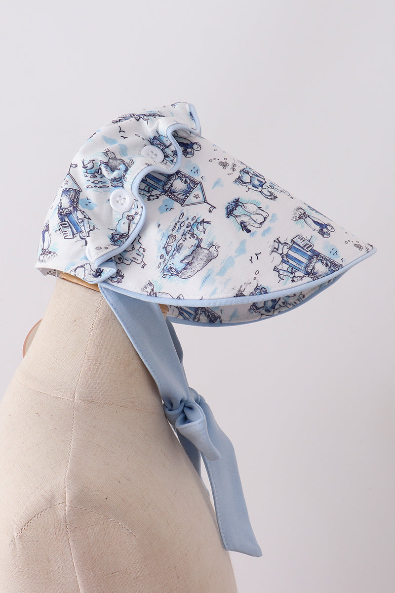 Blue Beach Bonnet