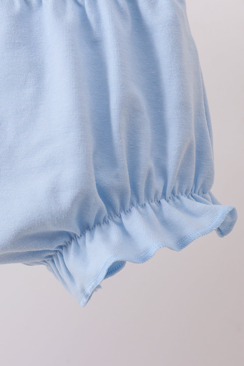 Blue Beach Bloomer Set