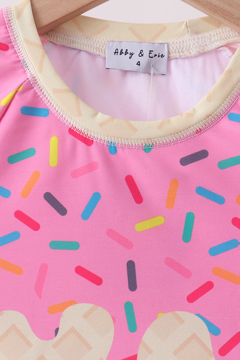 Ice Cream UPF Rashguard Set