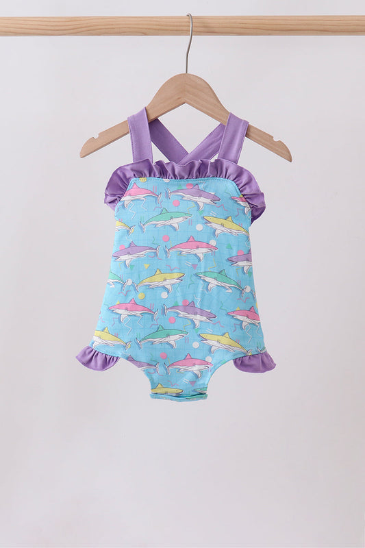 Blue Shark Ruffle Bubble