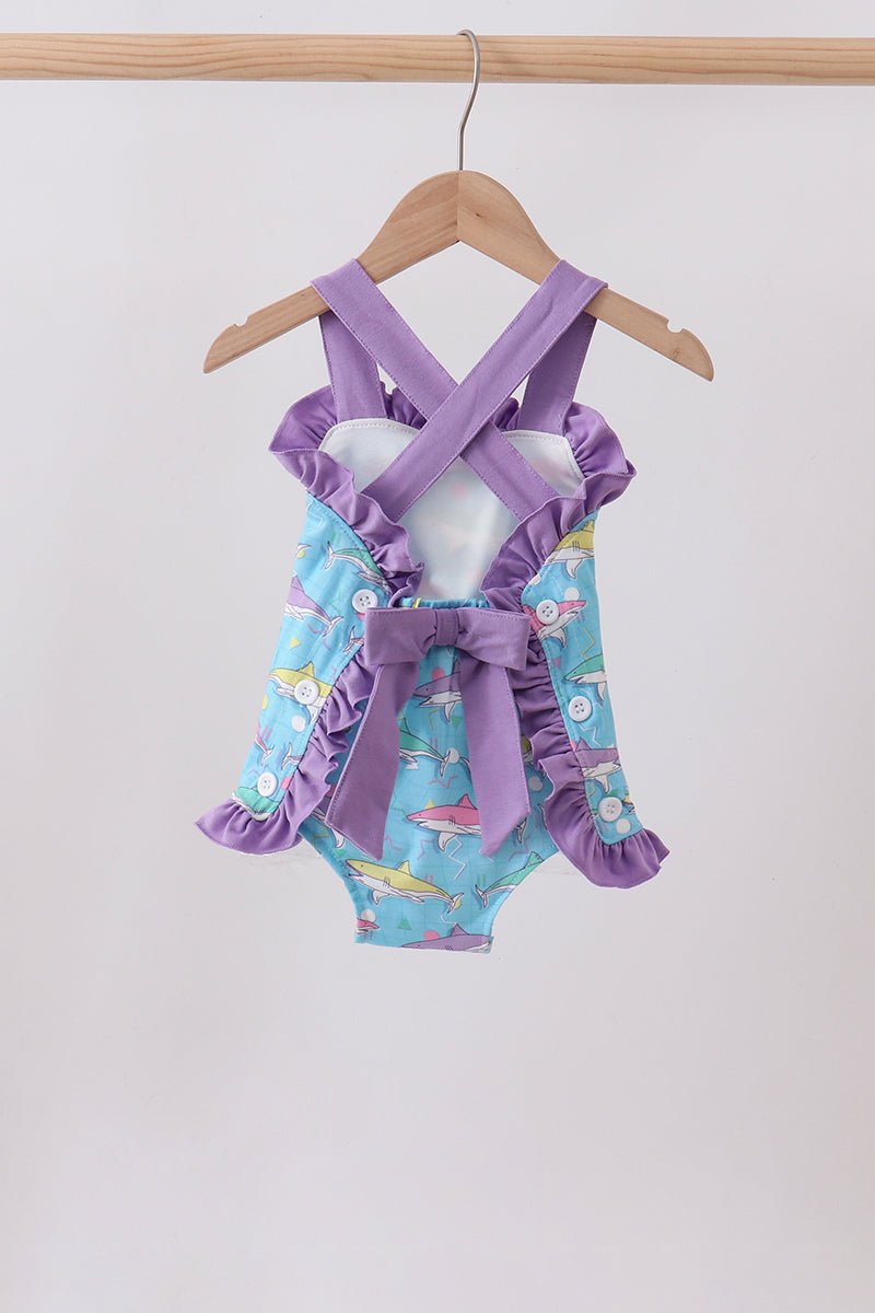 Blue Shark Ruffle Bubble
