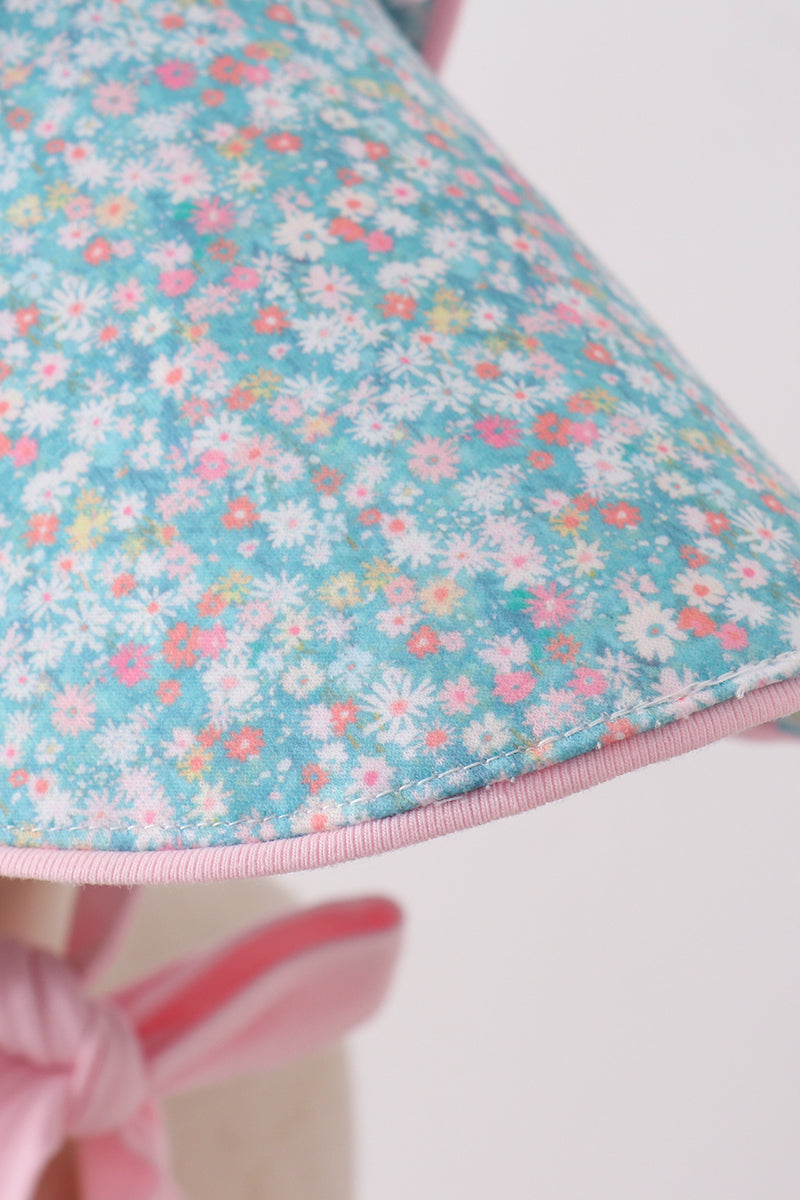 Green Floral Bonnet