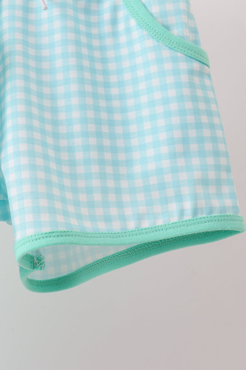 Green Apple Embroidered Set