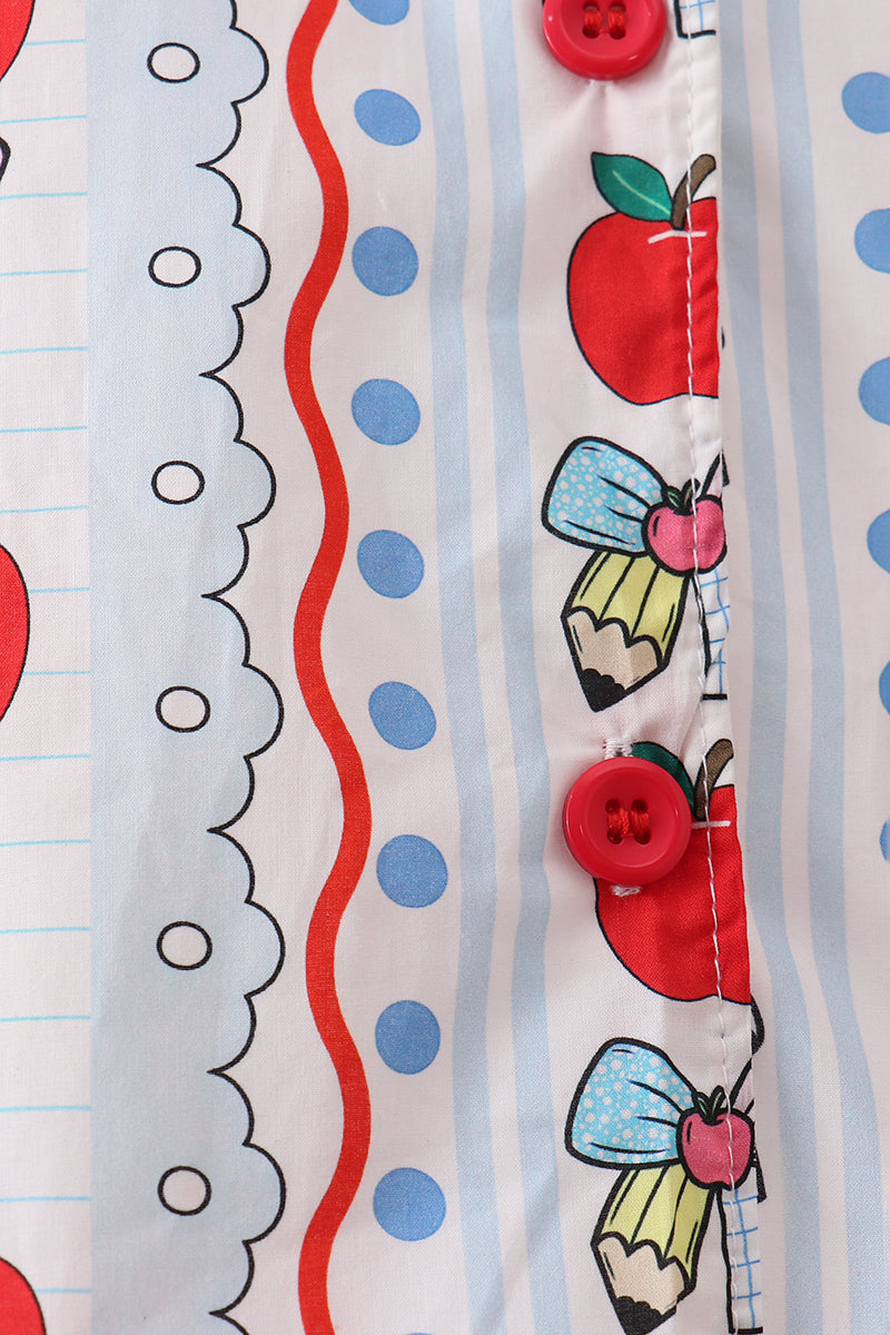 Red Apple Pencil Bloomer Set