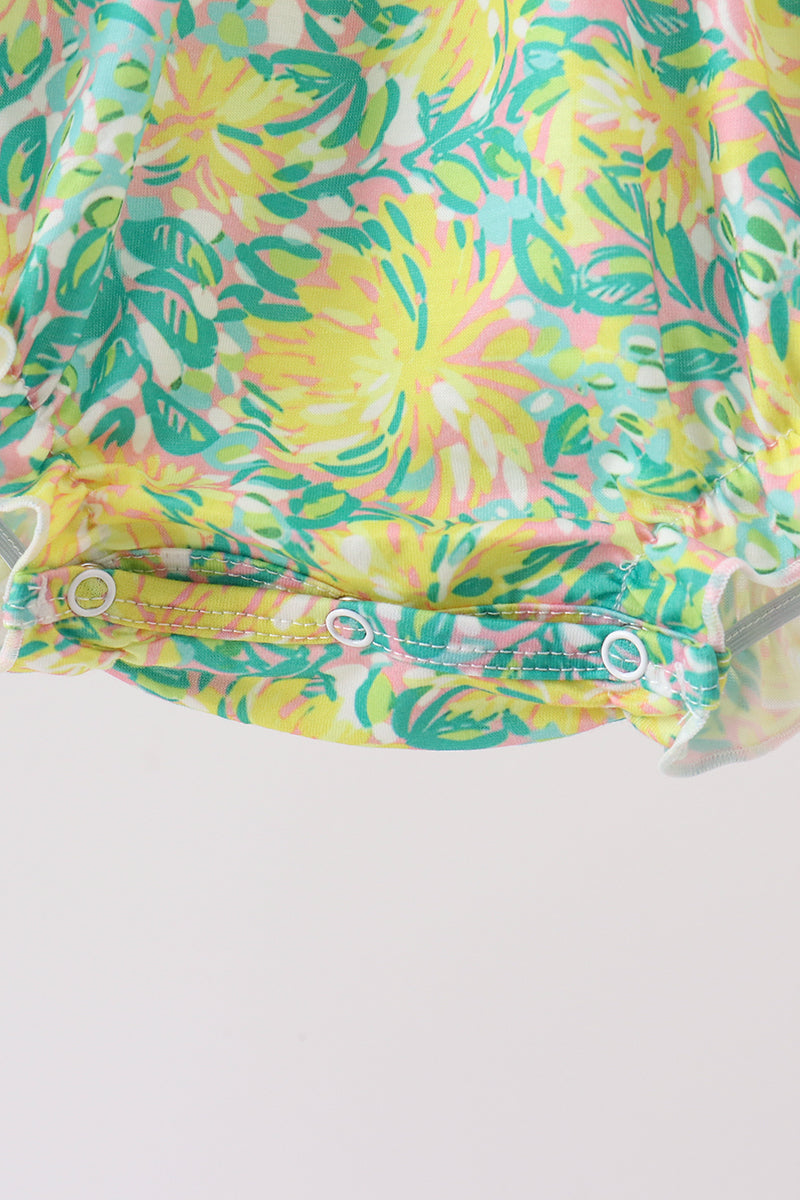 Yellow Lily Floral Bubble