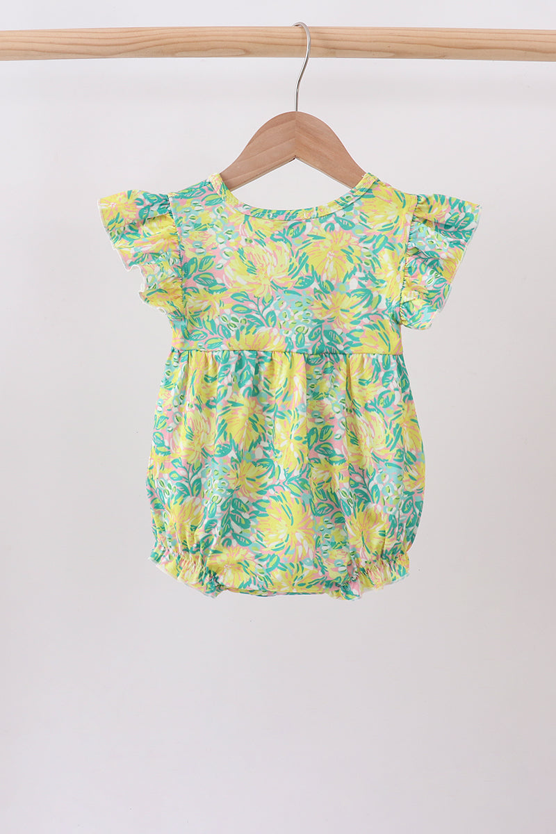 Yellow Lily Floral Bubble