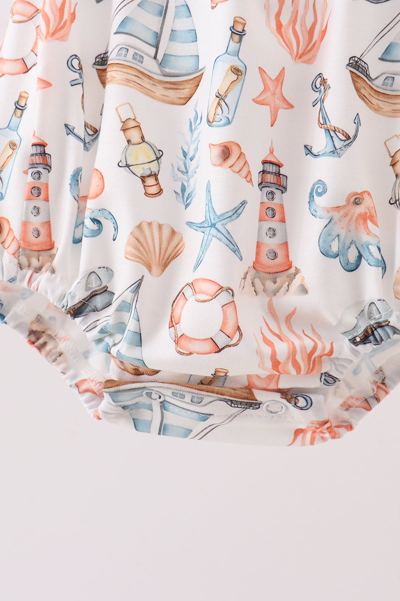 Blue Sailboat Bubble