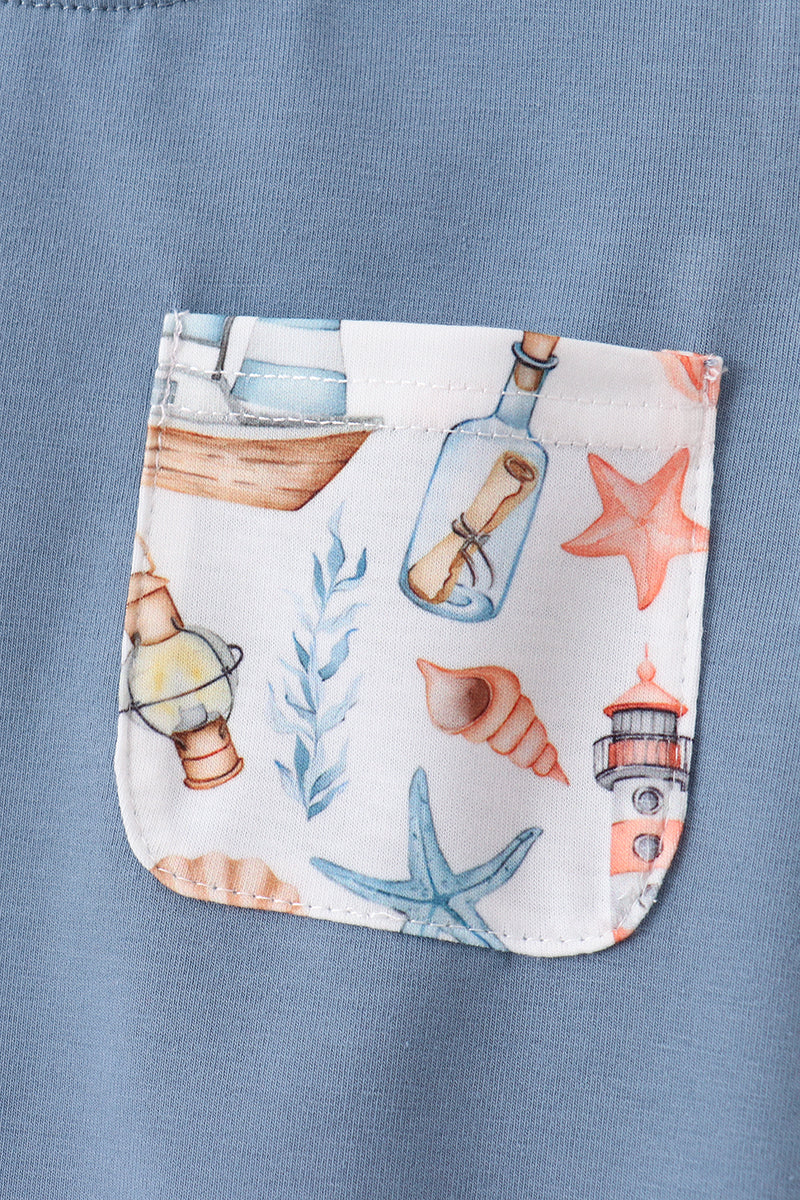 Blue Sailboat Set