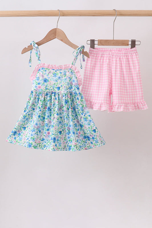 Blue Floral Set