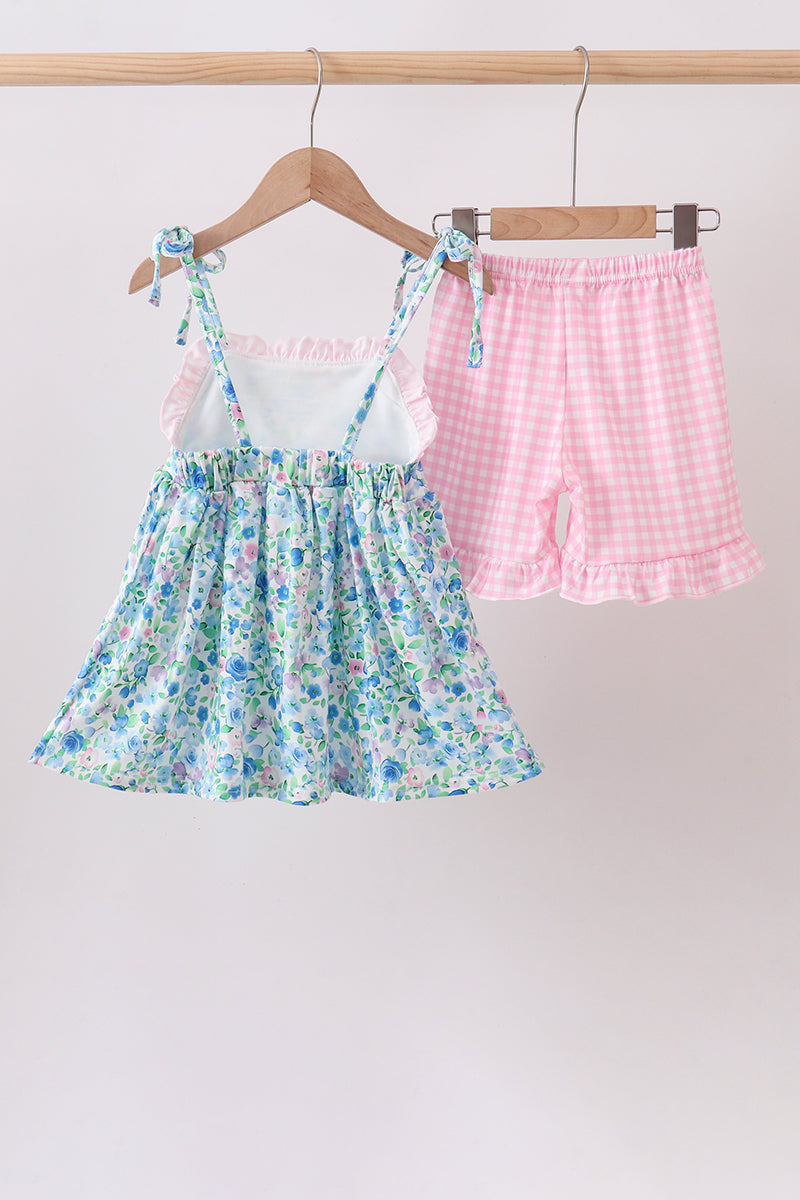 Blue Floral Set