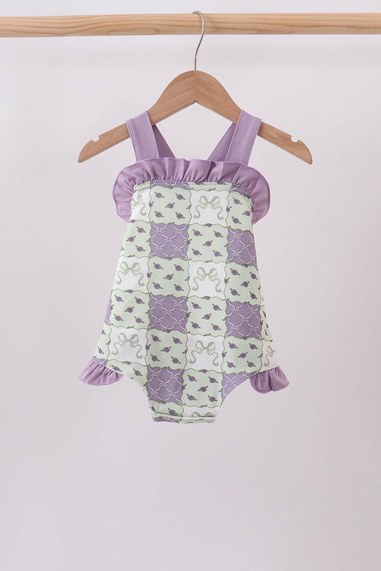 Purple Floral Bubble