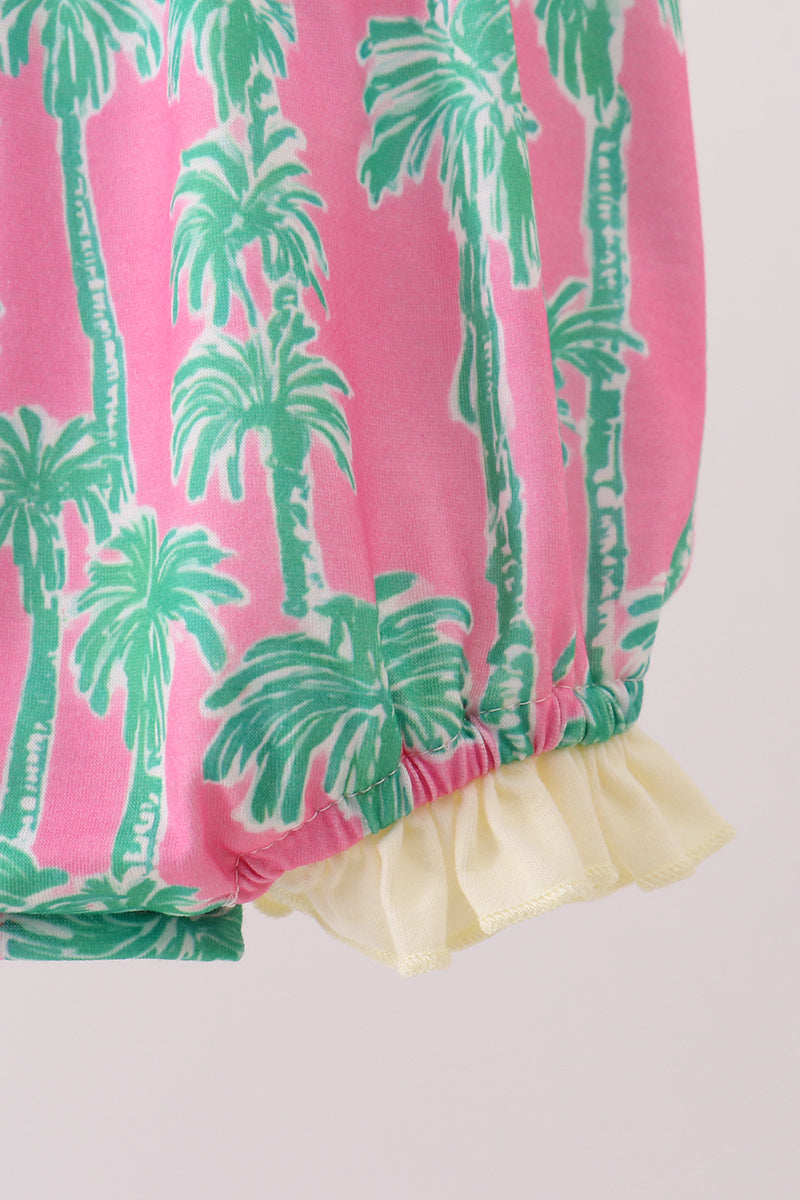 Palm Tree Embroidered Bubble