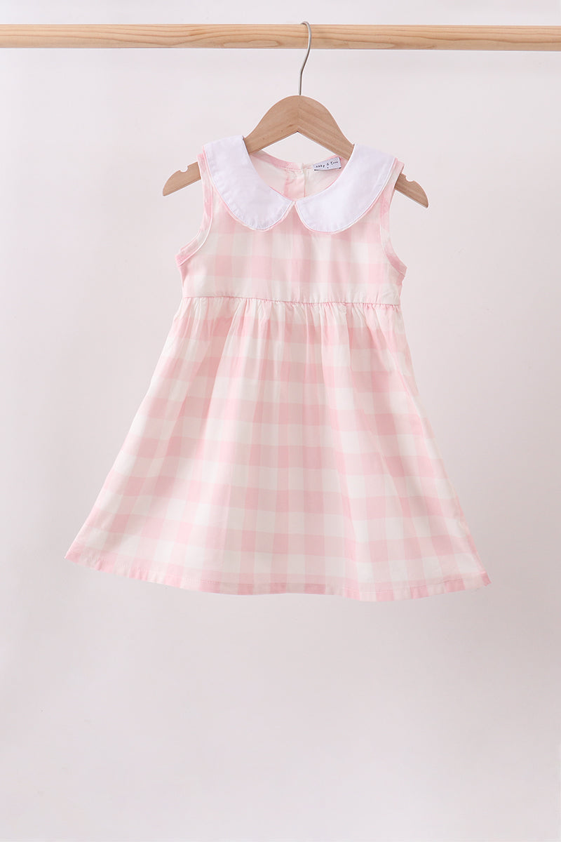 Pink gingham Dress