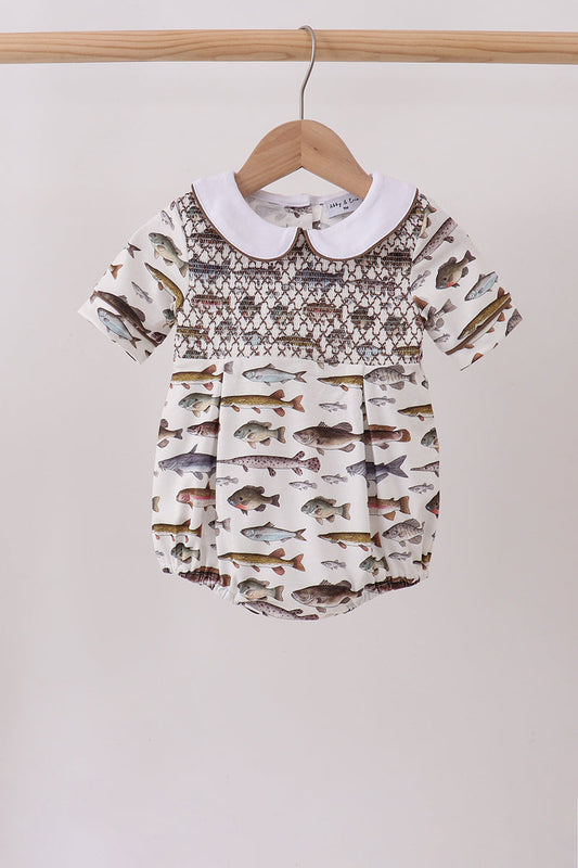 Fish Smocked Bubble