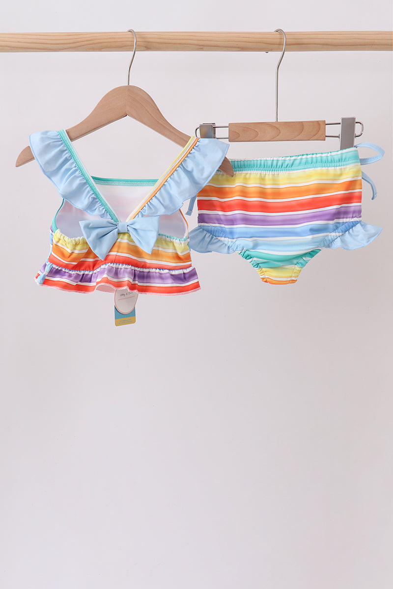 Rainbow Stripe Swimsuit