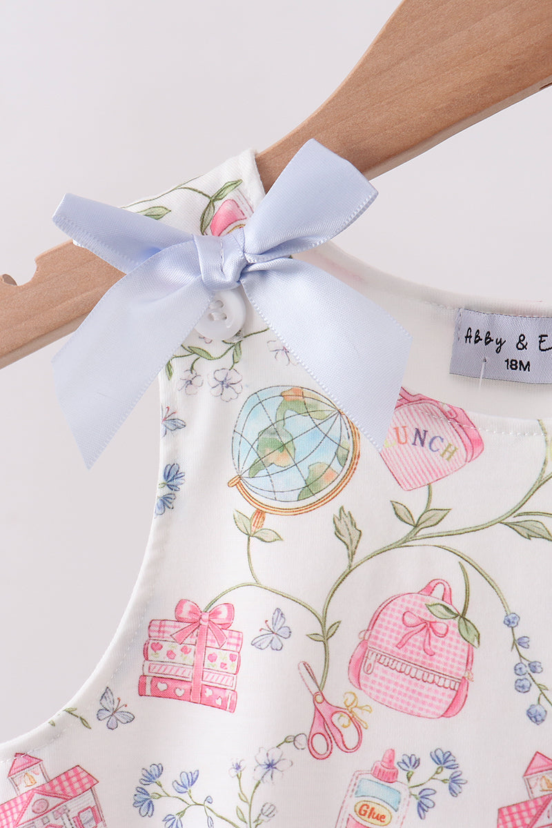 Blue Hydrangea Ruffle Bloomer Set