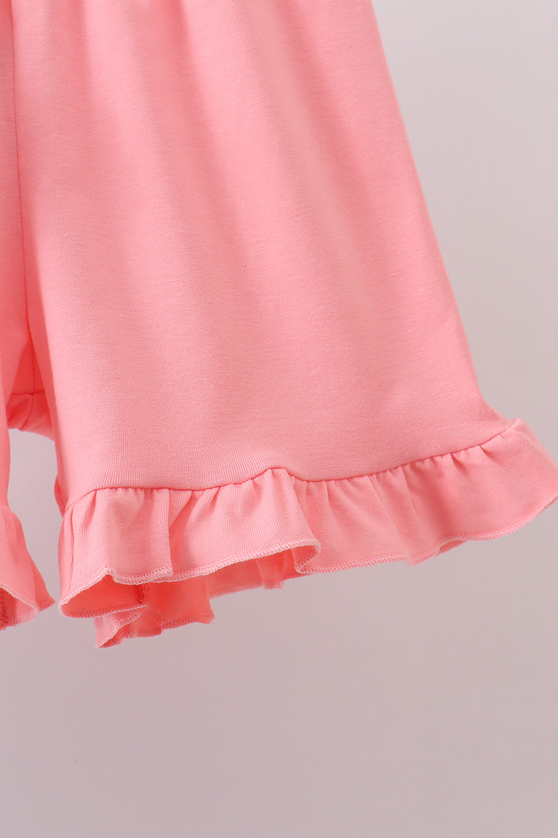 Blue Whale Smocked Seersucker Shorts Set
