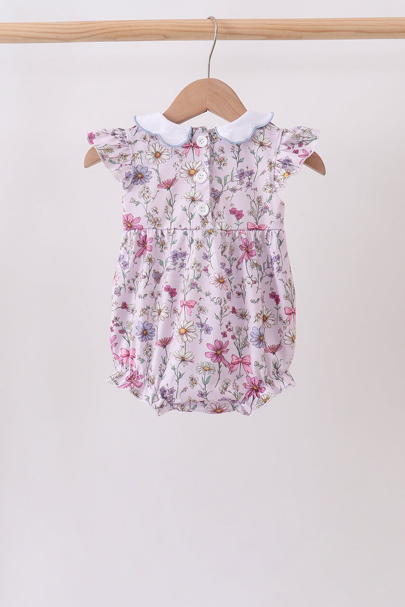 Purple Garden Ruffle Bubble