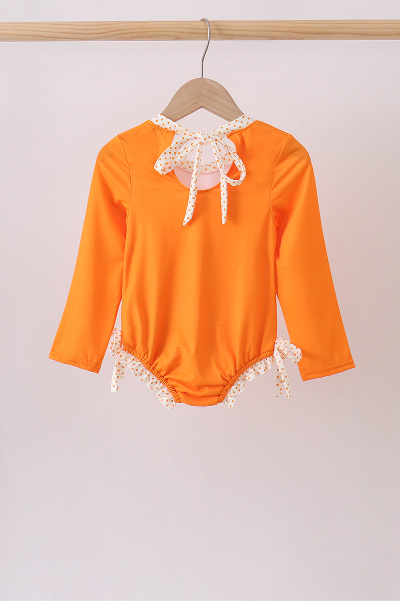 Orange Bow Rashguard