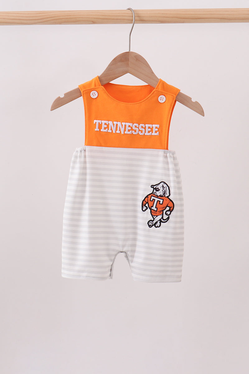 Orange Tennessee Applique Stripe Jon Jon