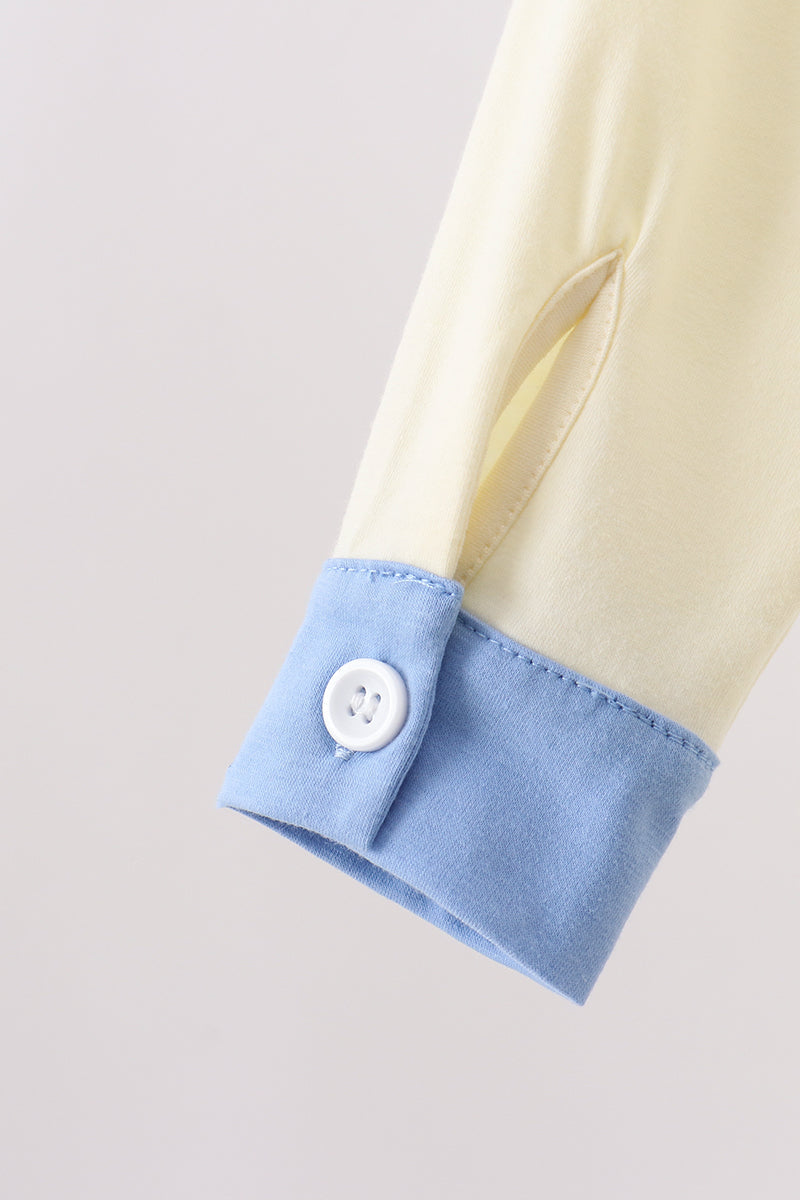 Cream button down shirt
