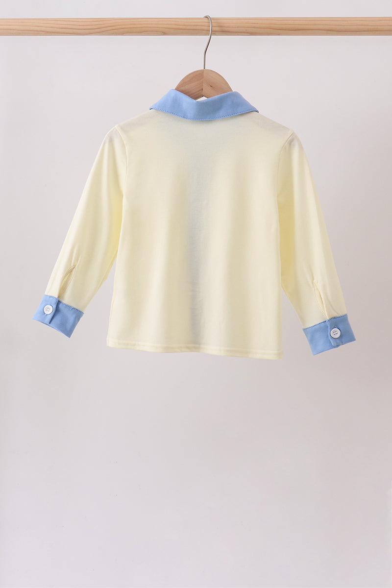 Cream button down shirt