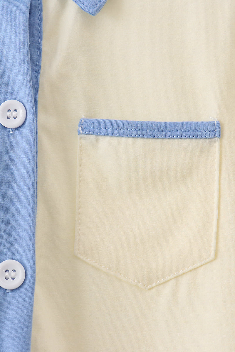 Cream button down shirt
