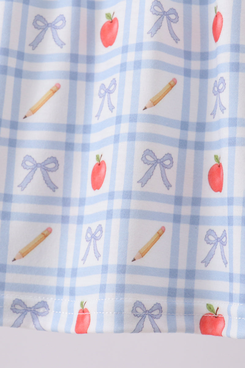 Red Apple Print Bloomer Set