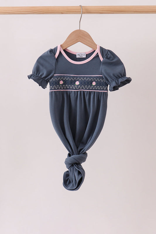 Garden Rose Smocked Gown