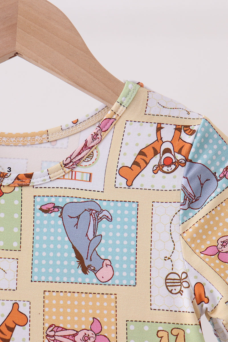 Yellow winnie the pooh bamboo dress