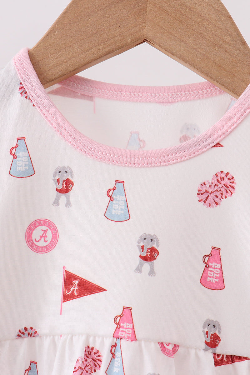Pink Alabama Print bubble