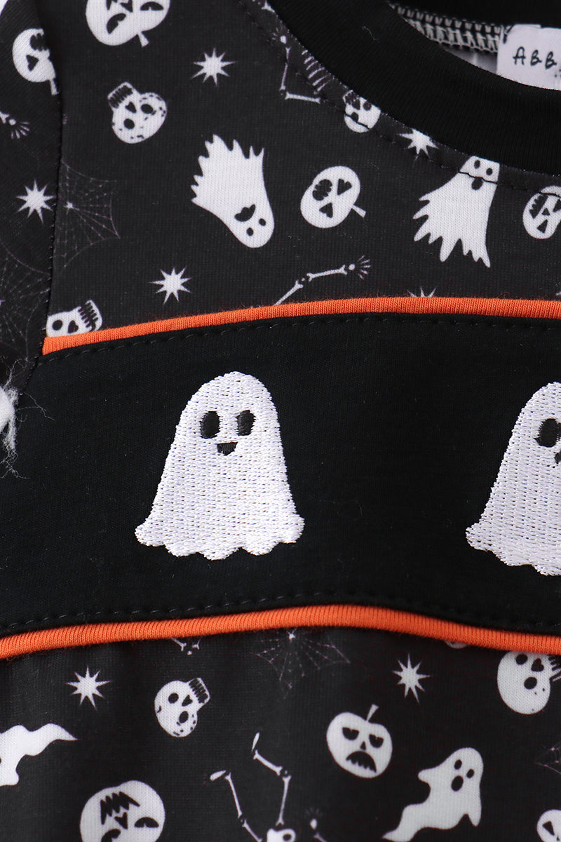 Orange Ghost Embroidery Bubble