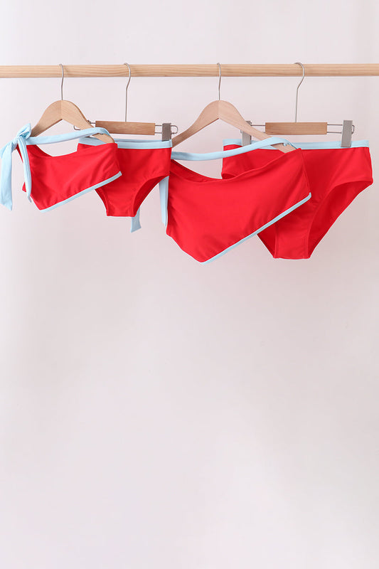 Red 2pc mom&me swimsuit